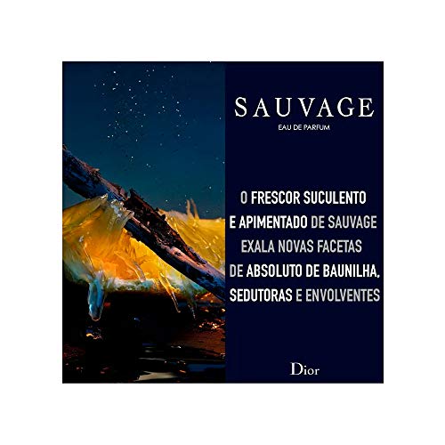 Christian Dior Sauvage Eau de Parfum Spray (100 ml). Frisch-scharfer Kalabrische Bergamotte-Pfeffer-Kick mit aromatisch-würzigem Lavendel-Herz & sinnlich-ambroxaniger Basis.