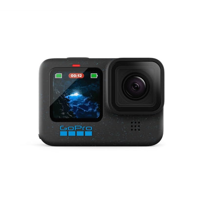 GoPro HERO12 Black. Wasserdichte Action-Kamera mit 27 MP & Ultra-Stabilisierung. Erlebe grenzenlose Abenteuer und halte jeden Moment in atemberaubender Detailtreue fest.