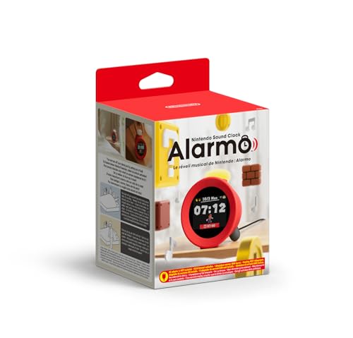 Nintendo Sound Clock: Alarmo – stylische Tischuhr im Retro-Design mit kultigen Nintendo-Sounds. Weckt mit ikonischen Tönen aus Super Mario & Co. und bringt Gamer-Charme auf jeden Schreibtisch. Für Fans mit Sinn für Stil und Nostalgie.
