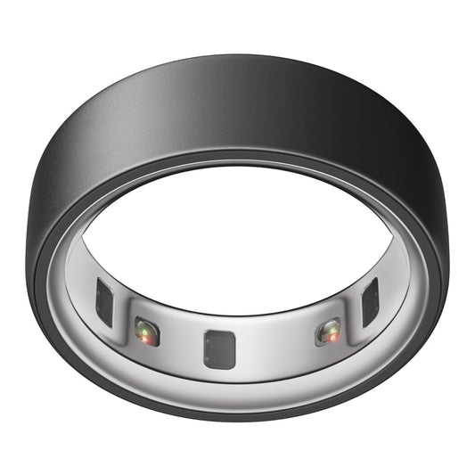 Oura Ring 4 in Stealth – stylischer Titanring für Gesundheits-Tracking