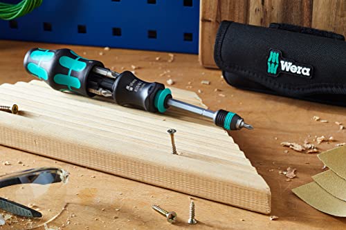 Wera Kraftform Kompakt 20 mit Tasche, 7-teilig, Schwarz-Grün, 05051021001