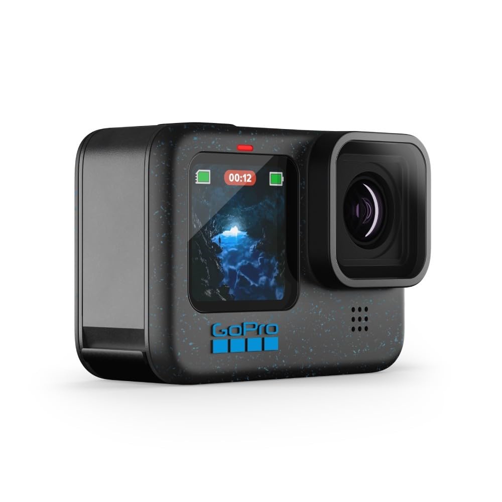 GoPro HERO12 Black. Wasserdichte Action-Kamera mit 27 MP & Ultra-Stabilisierung. Erlebe grenzenlose Abenteuer und halte jeden Moment in atemberaubender Detailtreue fest.