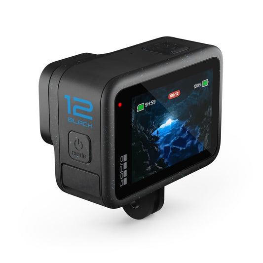 GoPro HERO12 Black. Wasserdichte Action-Kamera mit 27 MP & Ultra-Stabilisierung. Erlebe grenzenlose Abenteuer und halte jeden Moment in atemberaubender Detailtreue fest.