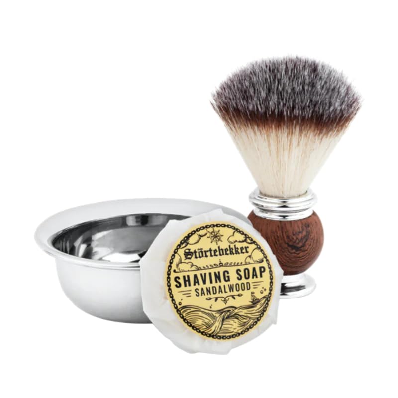 Störtebekker® Premium Rasiermesser Set – All-in-One Set mit Rasierpinsel, Rasierseife, Rasierschale, Rasieröl, Alaunstein, Bartpflege & mehr