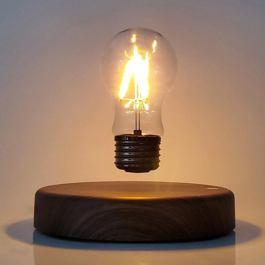HCNT Schwebe-Glühbirne – Magnetische Rotations-LED-Schreibtischlampe. Sichere dir dein einzigartiges Schwebe-Deko-Highlight.