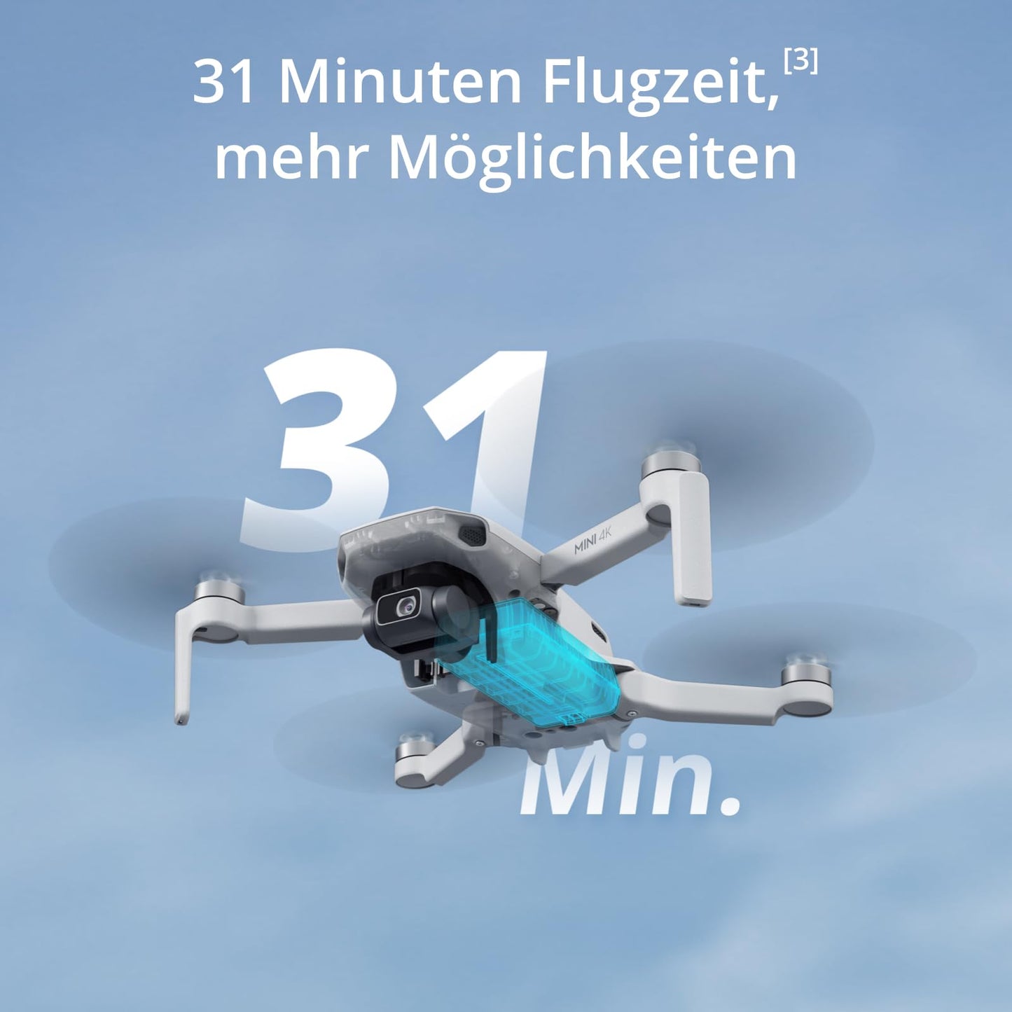 DJI Mini 4K – Ultraleichte 4K-Drohne mit 3-Achsen-Gimbal & 10 km Reichweite. Hol dir jetzt die DJI Mini 4K und erkunde die Welt aus der Vogelperspektive.
