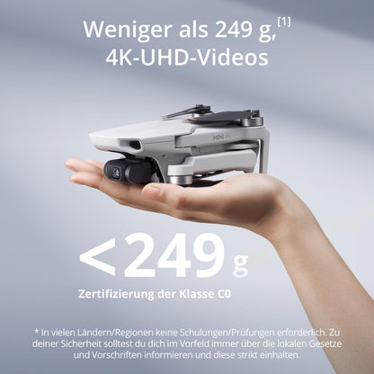 DJI Mini 4K – Ultraleichte 4K-Drohne mit 3-Achsen-Gimbal & 10 km Reichweite. Hol dir jetzt die DJI Mini 4K und erkunde die Welt aus der Vogelperspektive.
