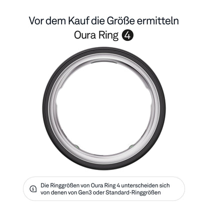 OURA Ring 4. Smarter Titanring für dein tägliches Gesundheits-Tracking.