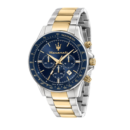Maserati Sfida Limited Edition Chronograph (R8873640017). Sportlich-eleganter Analog-Chronograph mit markantem Zifferblatt und komfortablem Edelstahlband – robust, präzise und limitiert. Jetzt zuschlagen und Exklusivität tragen.