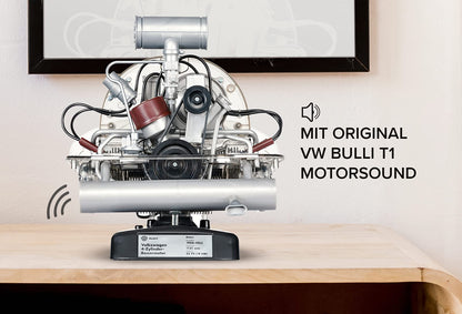 FRANZIS 67152 VW T1 Bulli Boxermotor – originalgetreuer 4-Zylinder-Motorbausatz im Maßstab 1:4 mit beweglichen Teilen und Soundmodul. Inklusive Anleitung und 94-seitigem Begleitbuch. Für Technikfans und Bulli-Liebhaber mit Sinn fürs Detail.