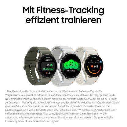 Samsung Galaxy Watch7 Smartwatch (40 mm, Green). Multifunktionaler Fitness- und Aktivitätstracker mit präziser Herzfrequenz- und Schlafüberwachung, Bluetooth-Konnektivität und intuitivem Touch-Display.