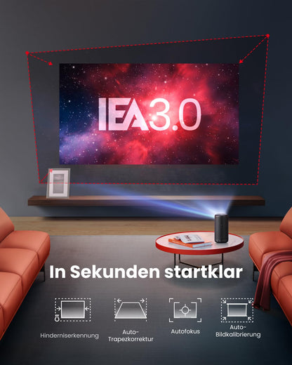 Nebula Capsule3 – Kompakter 1080p Smart-Beamer mit 200 ANSI-Lumen & Netflix. Sichere dir jetzt den Nebula Capsule3 und verwandle jedes Zimmer in dein privates Heimkino.
