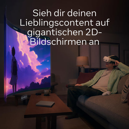 Meta Quest 3S 128 GB mit Batman: Arkham Shadow und 3 Monaten Meta Quest+ Probeabo. All-in-One-VR-Headset mit hochauflösendem Display, sattem Sound und präzisem Tracking. Für immersives Gaming ohne zusätzlichen PC oder Konsole.