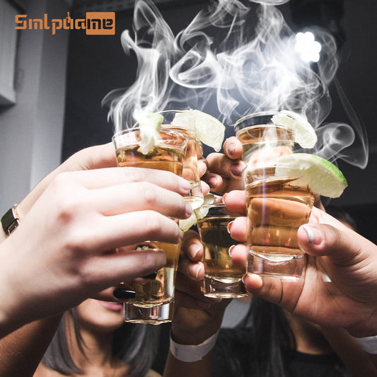 Cocktail Smoker Set mit Taschenlampe, altmodisches Whiskey-Getränke-Smoker-Set mit Vier Arten von Holzspänen, Geschenk für Vater, Ehemann und Cocktail-Liebhaber (kein Butan)