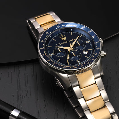 Maserati Sfida Limited Edition Chronograph (R8873640017). Sportlich-eleganter Analog-Chronograph mit markantem Zifferblatt und komfortablem Edelstahlband – robust, präzise und limitiert. Jetzt zuschlagen und Exklusivität tragen.