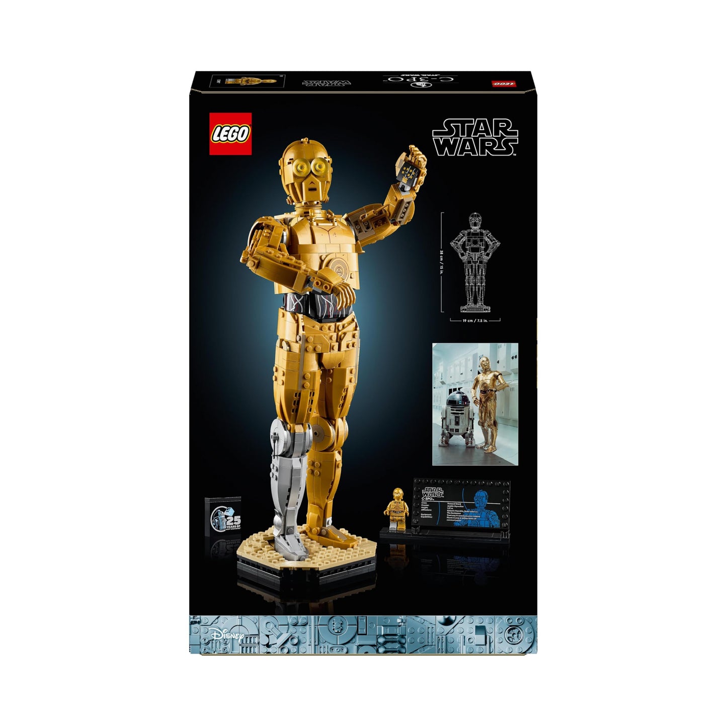LEGO Star Wars C-3PO (Set 75398). 1.138 Teile – Sammler-Droide mit Jubiläumsdetails für Fans der klassischen Trilogie.