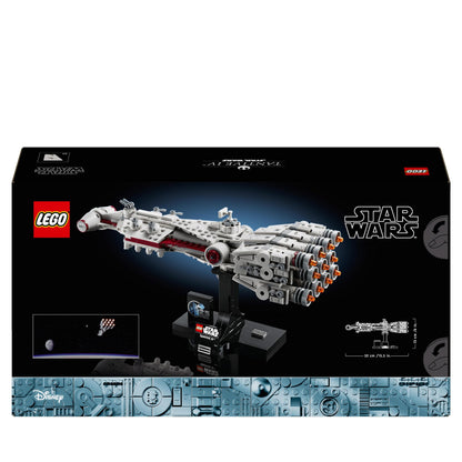 LEGO Star Wars Tantive IV (Set 75376). 654 Teile Sternenschiff-Klassiker mit Jubiläumsständer.