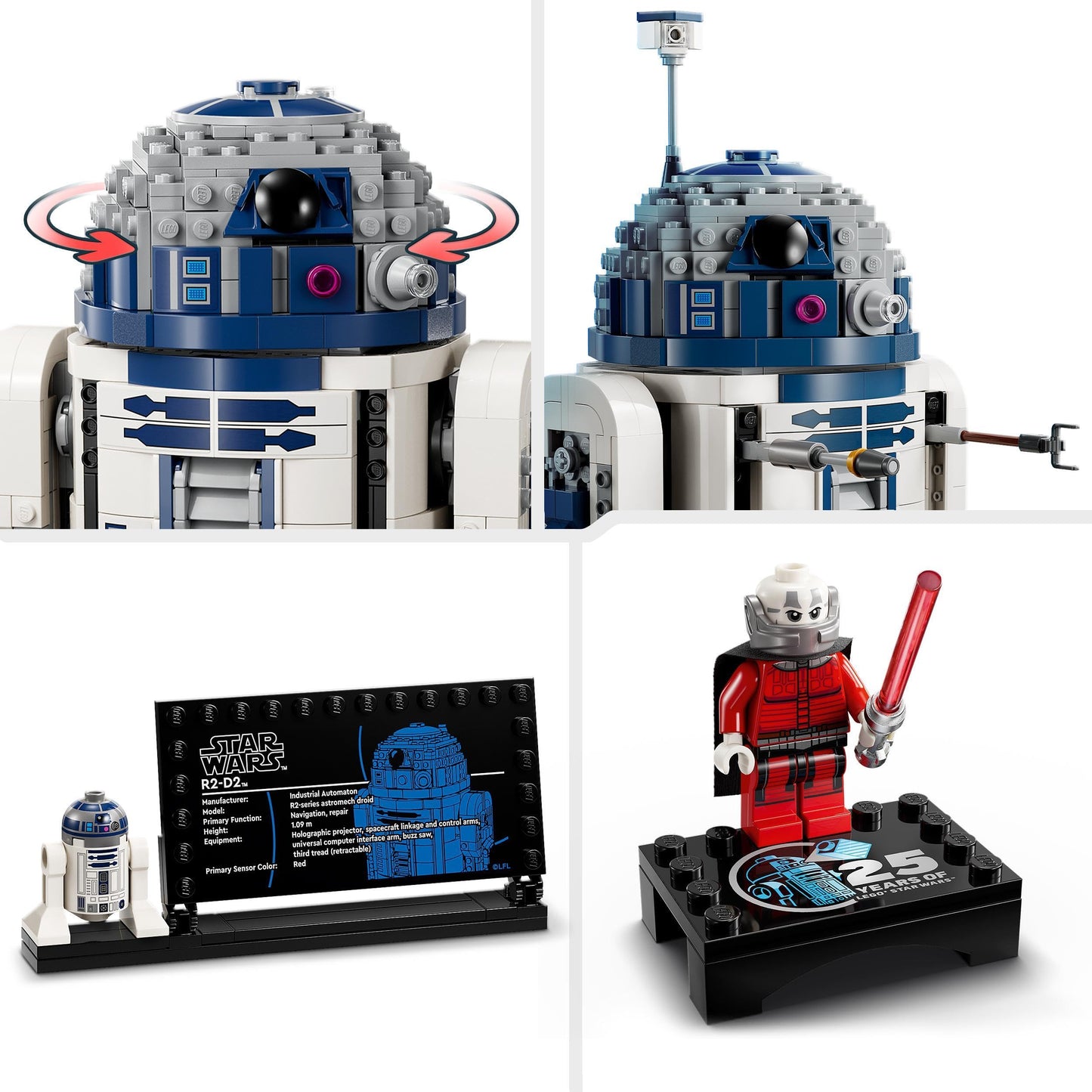 LEGO Star Wars R2-D2 (Set 75379). 1.050 Teile – Kult-Droide als Sammlermodell für Fans.