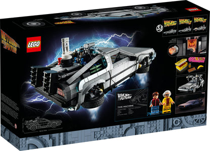 LEGO Back to The Future Time Machine 10300 Bauset für Erwachsene; Baue ein detailliertes Modell einer Filmlegende (1.856 Teile)