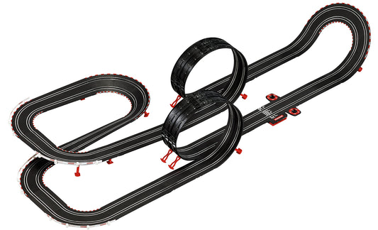 Carrera High Speed I – Digitale Rennbahn 1:43 mit 63 m Strecke, Rundenzähler & Turbo-Boost