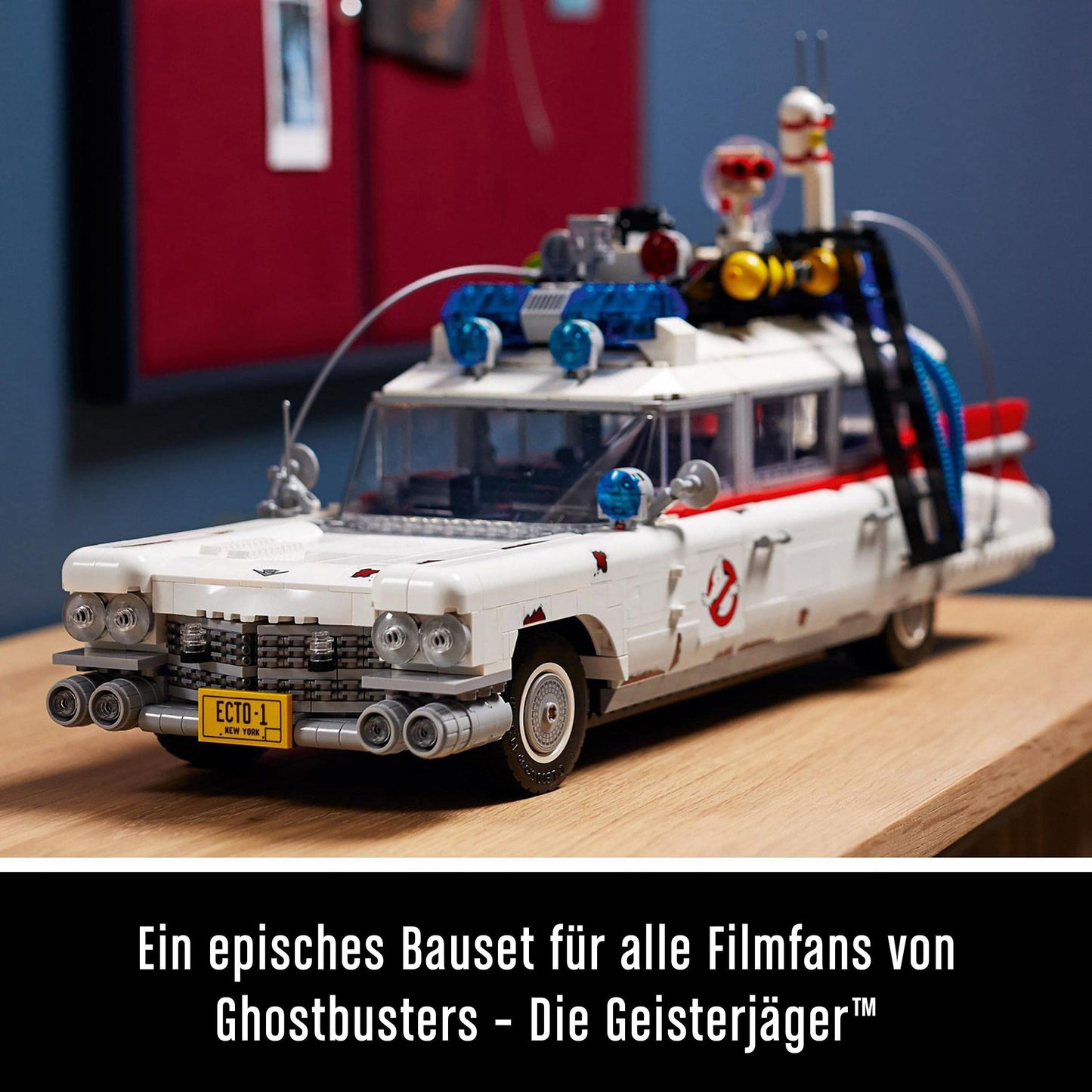 LEGO Ghostbusters ECTO-1 (Set 10274). 2.352 Teile Cadillac-Modell mit Geisterfalle, Schwenksitz & paranormaler Ausrüstung.