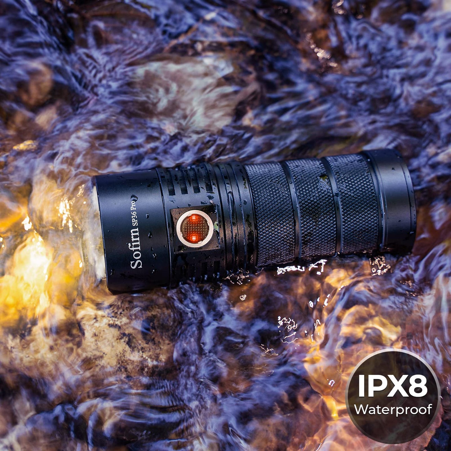 Sofirn SP36 Pro. Ultrahelle, wiederaufladbare Taschenlampe für jede Nacht und jedes Abenteuer.