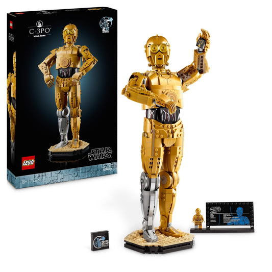 LEGO Star Wars C-3PO (Set 75398). 1.138 Teile – Sammler-Droide mit Jubiläumsdetails für Fans der klassischen Trilogie.