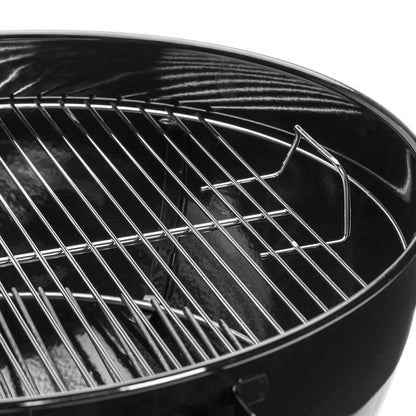 Weber Original Kettle Holzkohlegrill Ø 57 cm mit porzellanemailliertem Deckel und Kessel, integriertem Thermometer und One-Touch-Reinigungssystem. Klassiker mit viel Grillfläche und ikonischem Design. Für authentisches BBQ in bewährter Weber-Qualität.